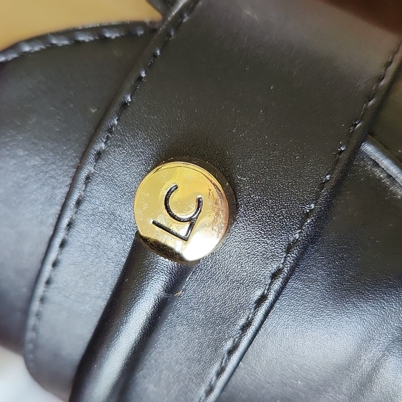 Liz Claiborne Trish Black Loafers Sleek Flats sz 9.5 Preppy Minimalist - Picture 7 of 13